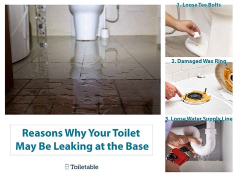 toilet clogged leaking from base|Whats Causing Your Toilet To Leak At The Base And。